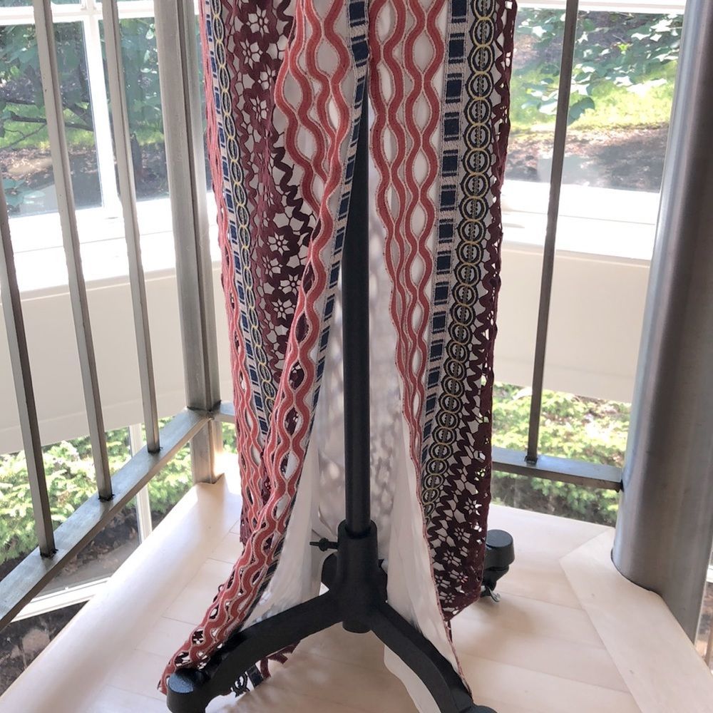 Tory Burch Multicolor Geometric Print Maxi Dress - Picture 12 of 15